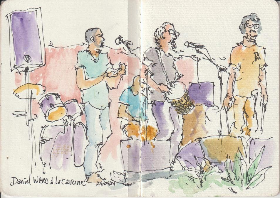 Croquis du Festival Komidi 2024, Alain Ducros