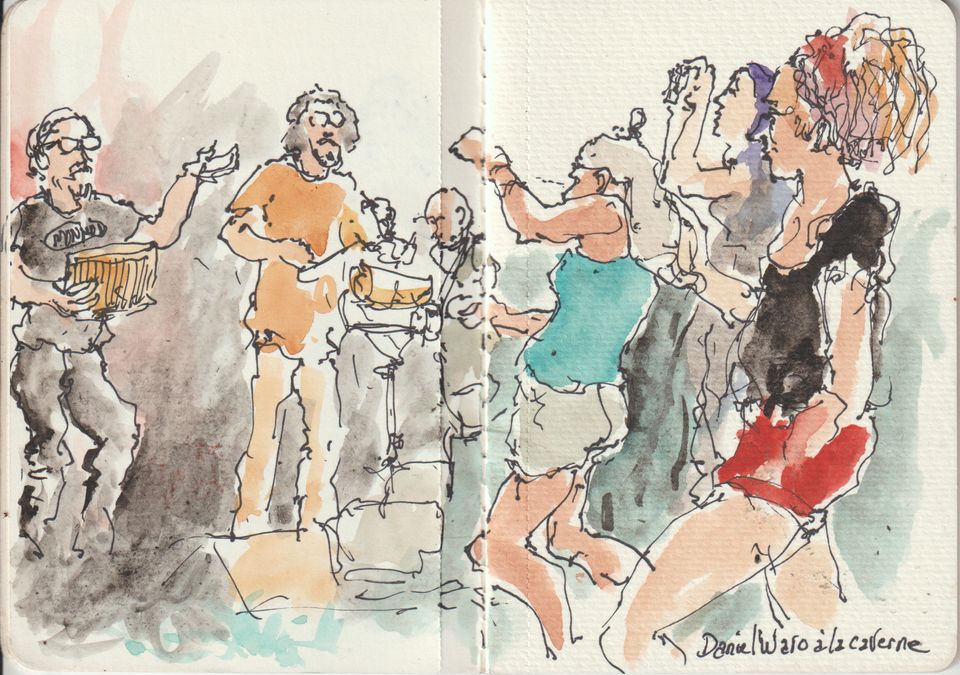 Croquis du Festival Komidi 2024, Alain Ducros