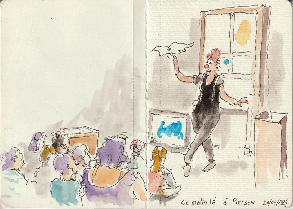 Croquis du Festival Komidi 2024, Alain Ducros