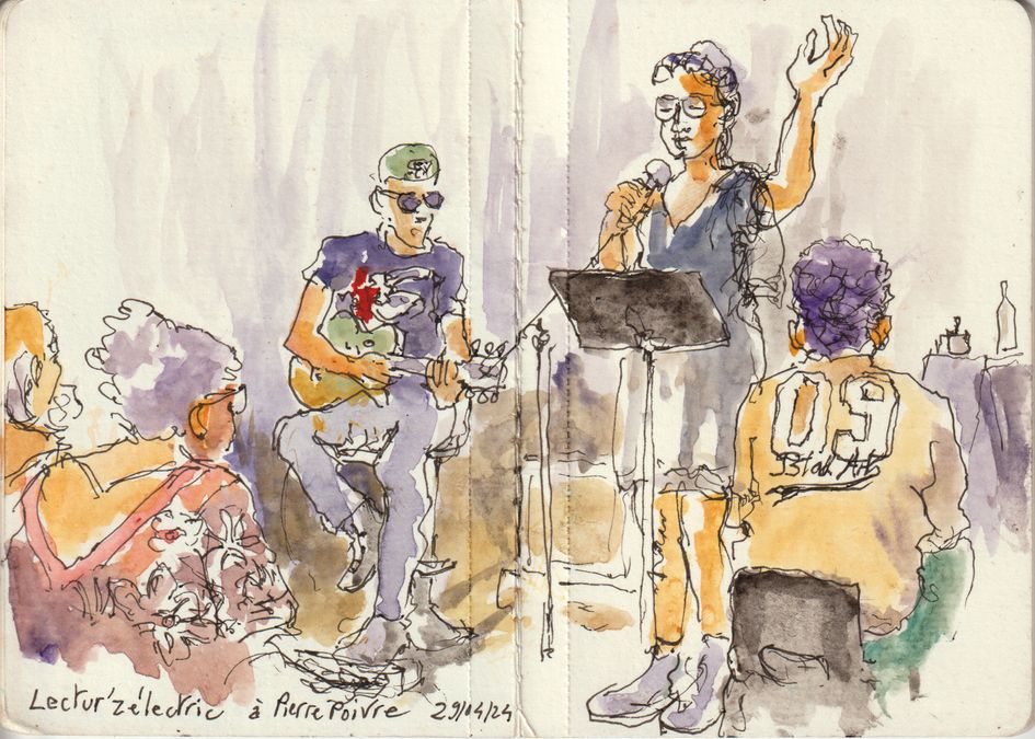 Croquis du Festival Komidi 2024, Alain Ducros