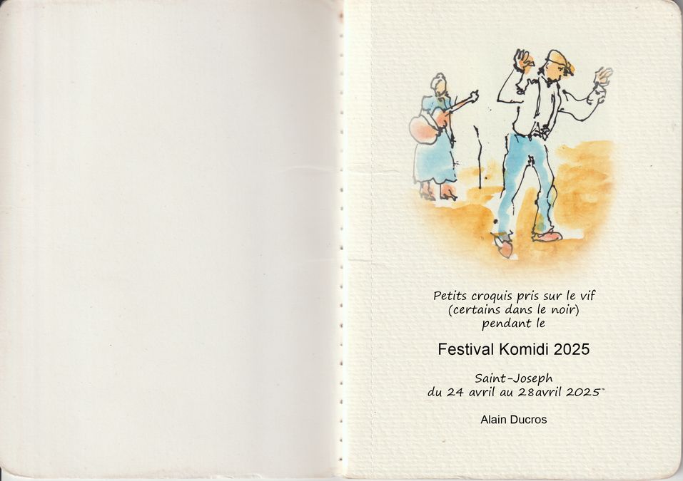 Croquis du Festival Komidi 2025, Alain Ducros