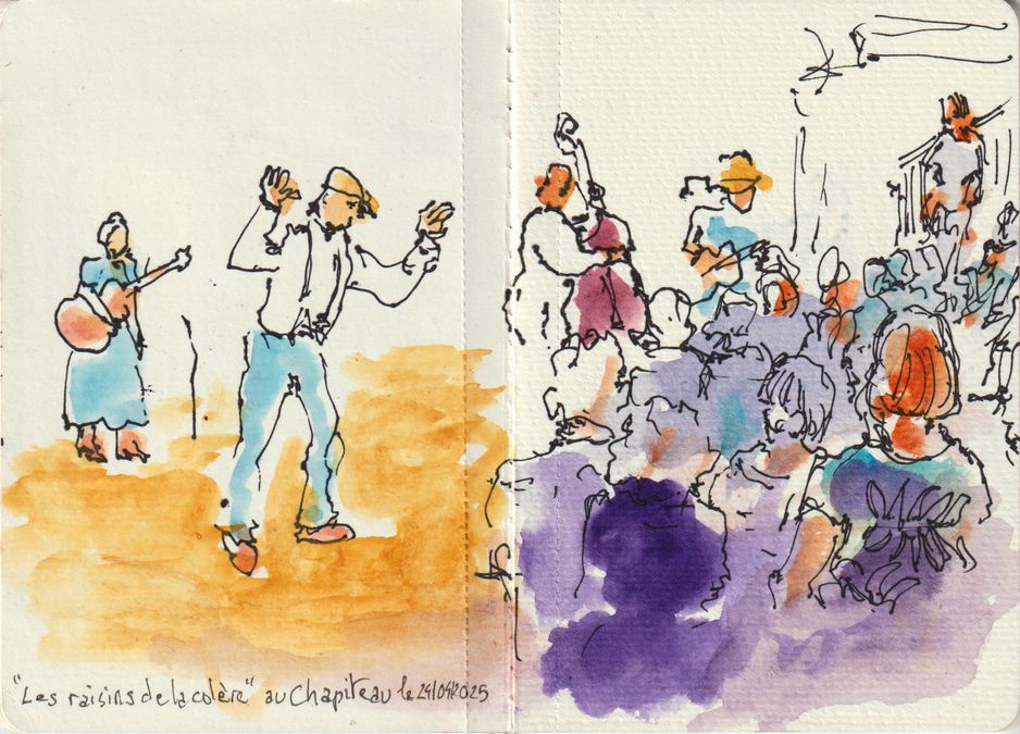 Croquis du Festival Komidi 2025, Alain Ducros
