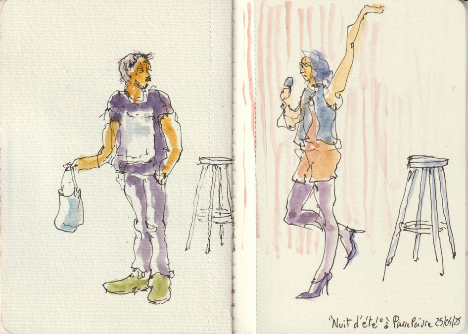 Croquis du Festival Komidi 2025, Alain Ducros