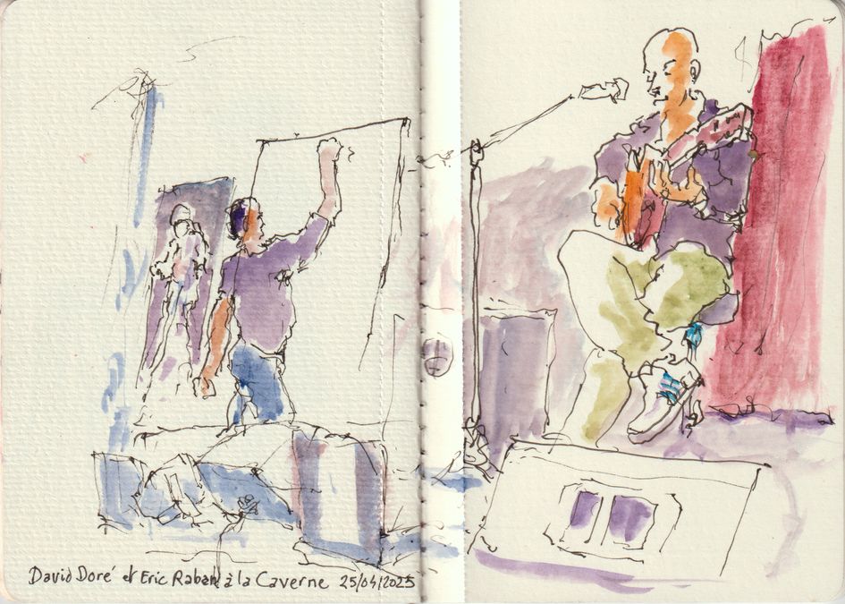 Croquis du Festival Komidi 2025, Alain Ducros