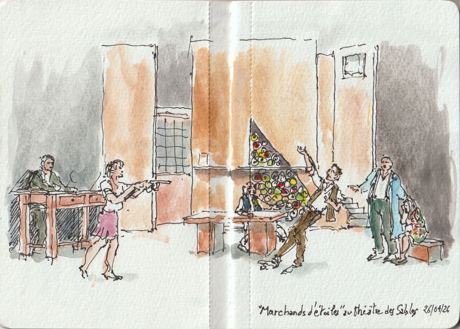 Croquis du Festival Komidi 2026, Alain Ducros