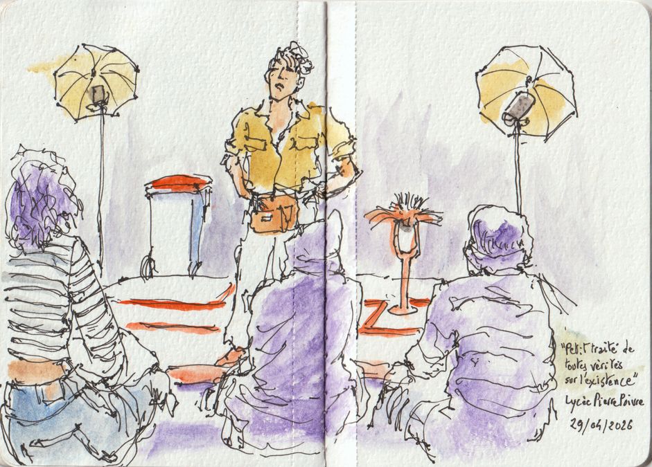 Croquis du Festival Komidi 2026, Alain Ducros