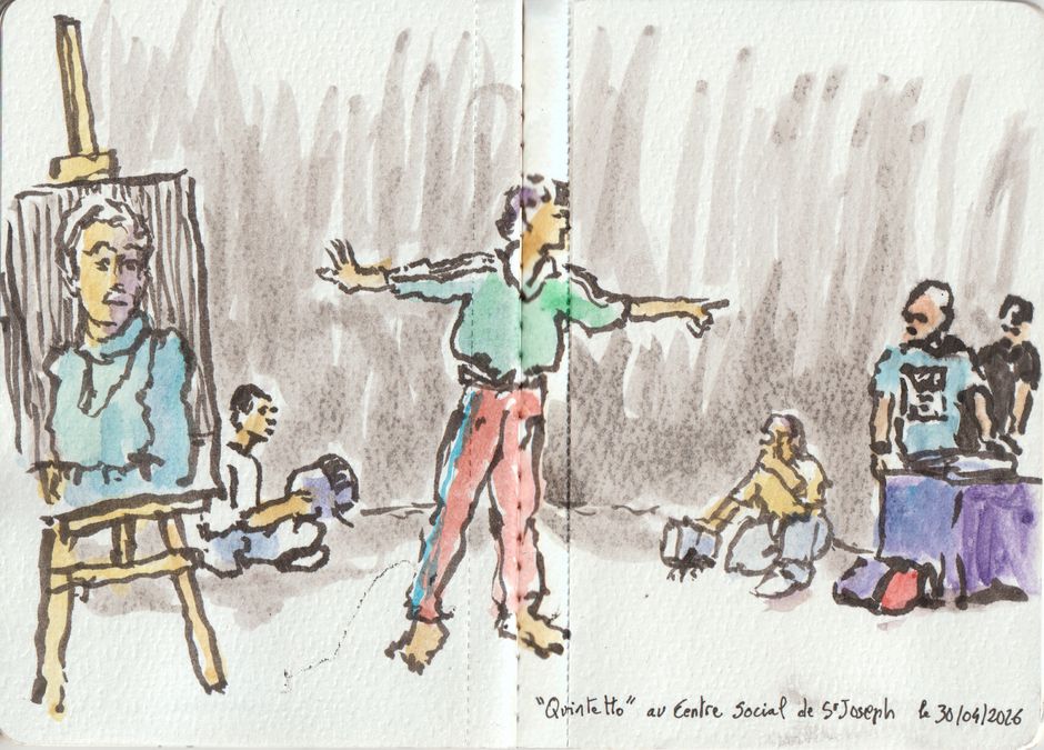 Croquis du Festival Komidi 2026, Alain Ducros