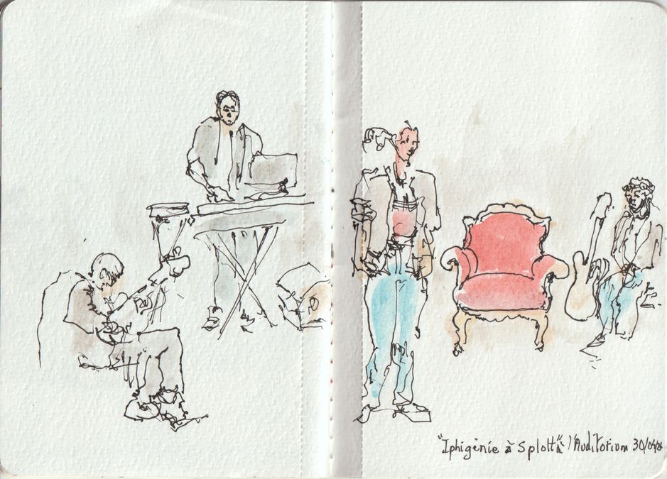 Croquis du Festival Komidi 2026, Alain Ducros