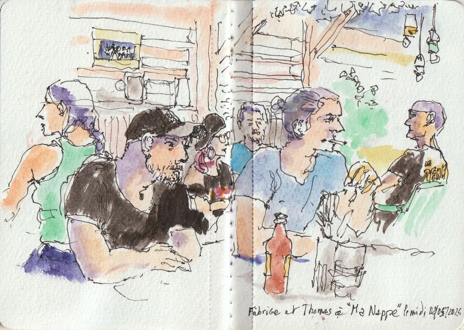 Croquis du Festival Komidi 2026, Alain Ducros
