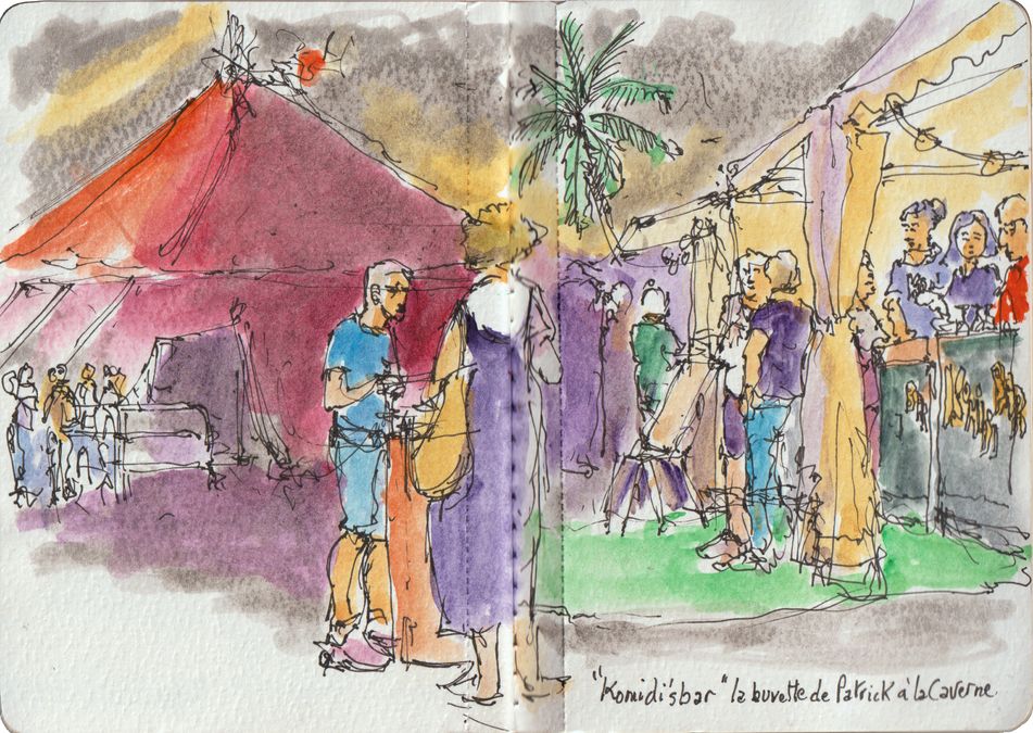 Croquis du Festival Komidi 2026, Alain Ducros